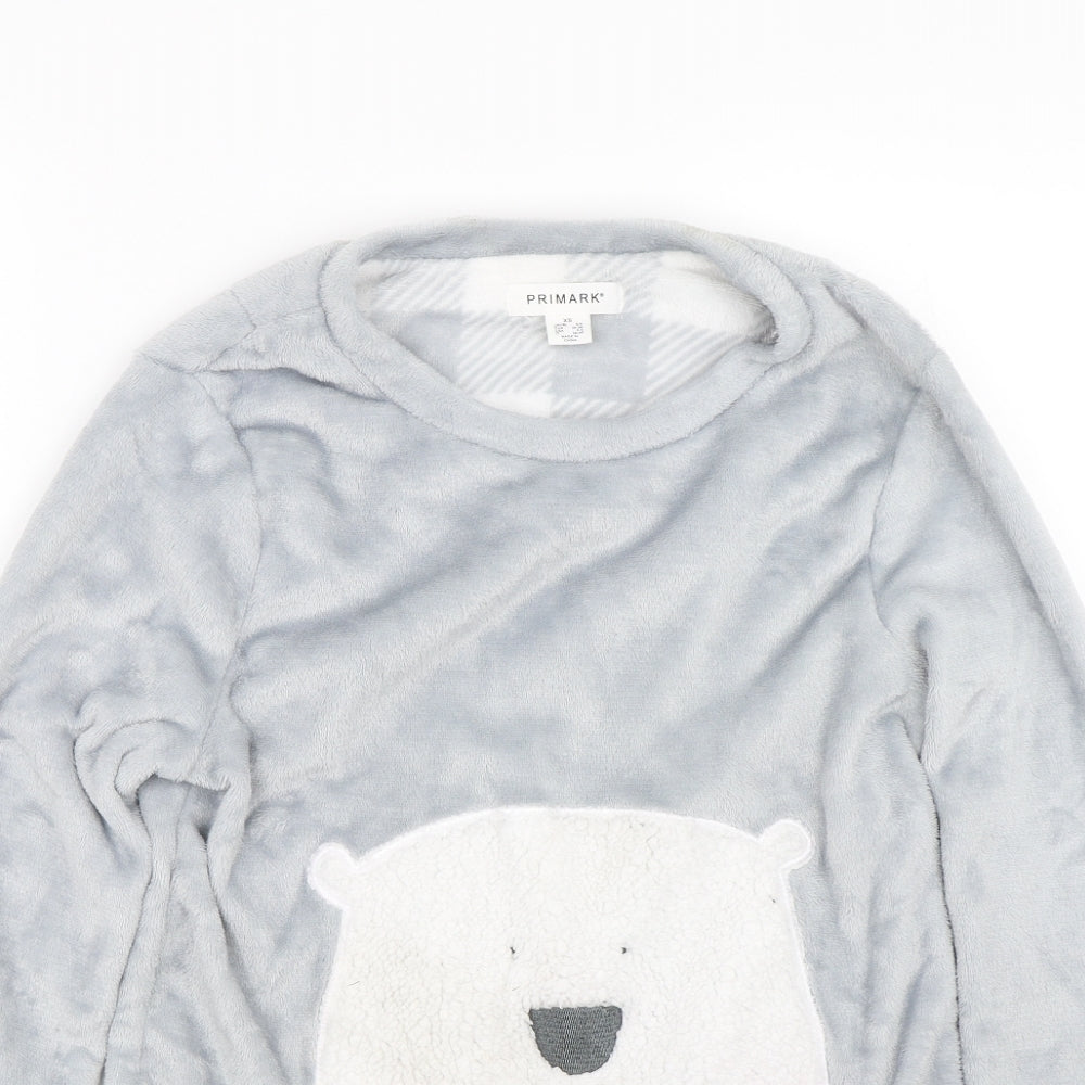 Love to lounge Womens Grey   Top Pyjama Top Size XS  - Polar Bear