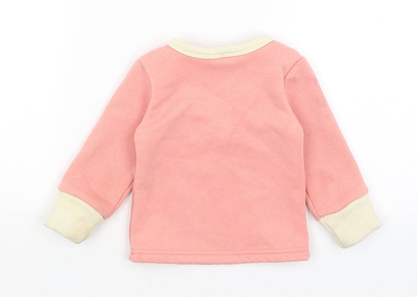 Kacakid Baby Pink   Pullover Jumper Size 9-12 Months