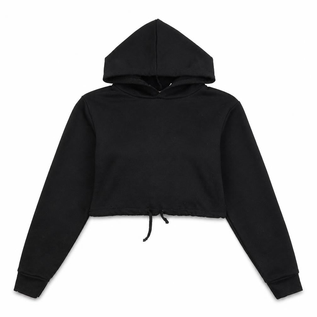 Boohoo Womens Black   Pullover Hoodie Size 8