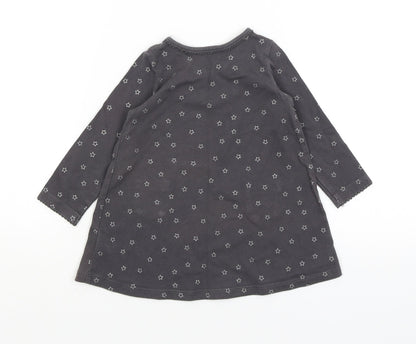 Back view of H&M Baby Grey A-Line, size 9-12, Months