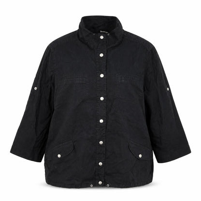 Weekend Womens Black   Basic Button-Up Size M