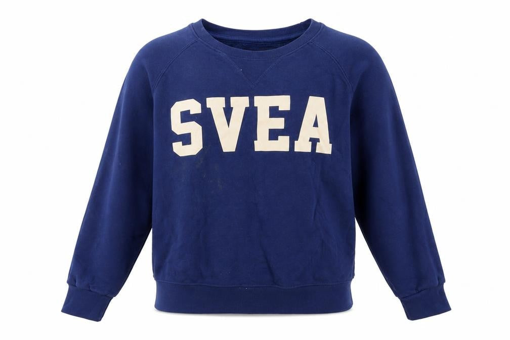 svea Womens Blue   Pullover Sweatshirt Size XS  - I Woke up Like this