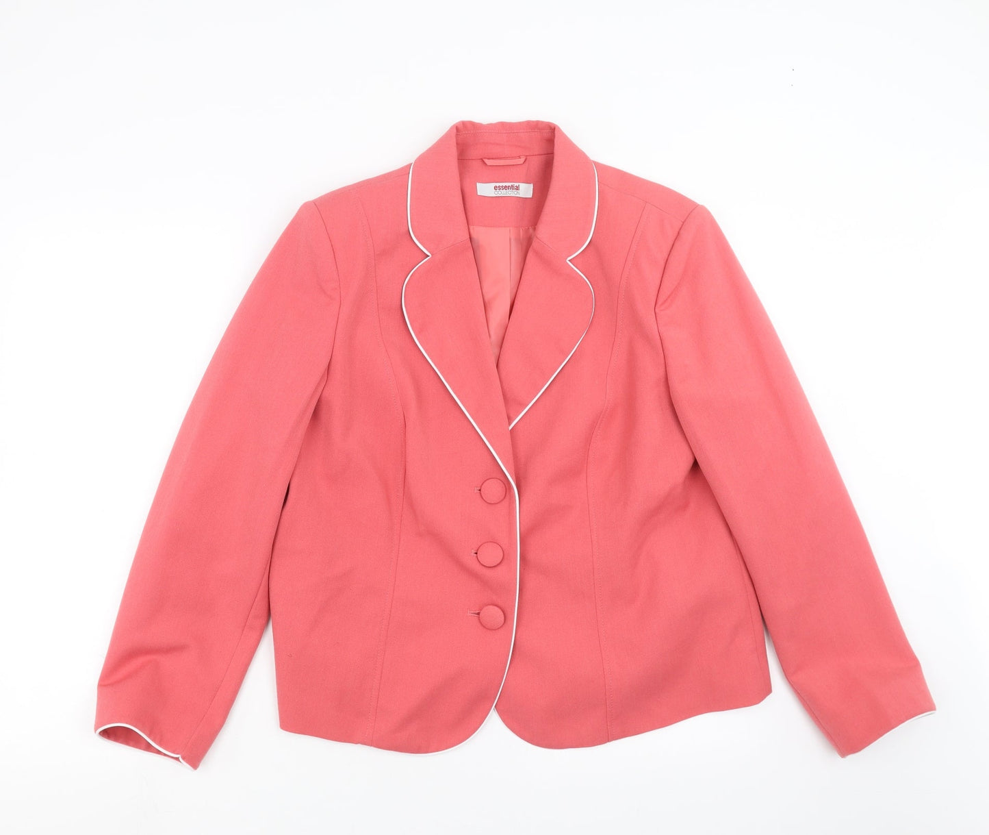 Essential Collection Womens Pink   Jacket Suit Jacket Size 14