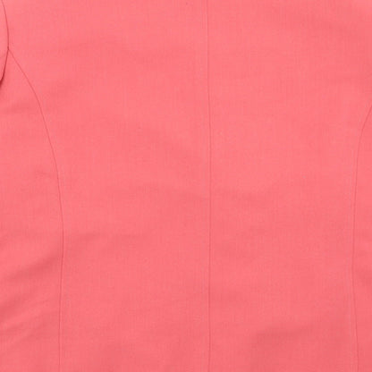 Essentials Collection Womens Pink   Jacket Suit Jacket Size 14