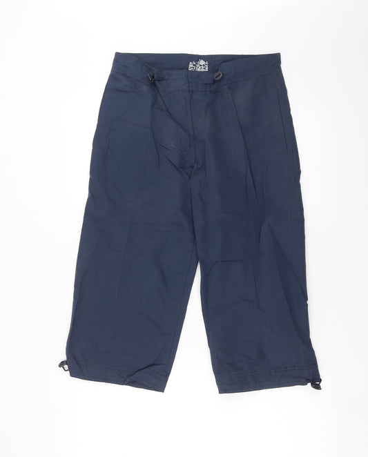 Authentic Womens Blue   Cropped Trousers Size 10 L20 in