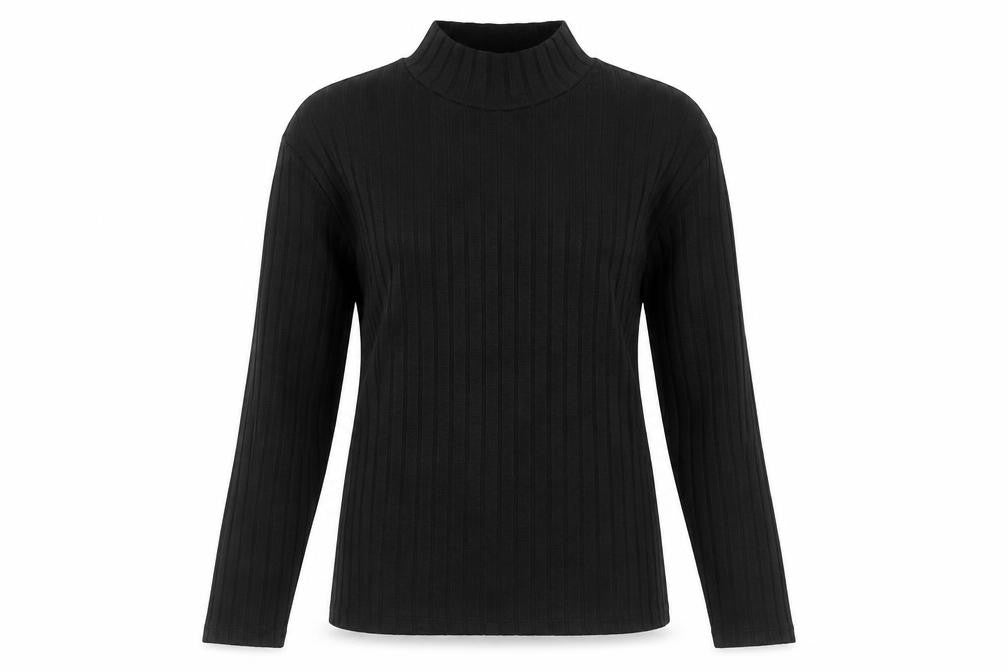 F&F Womens Black Striped  Pullover Jumper Size 12