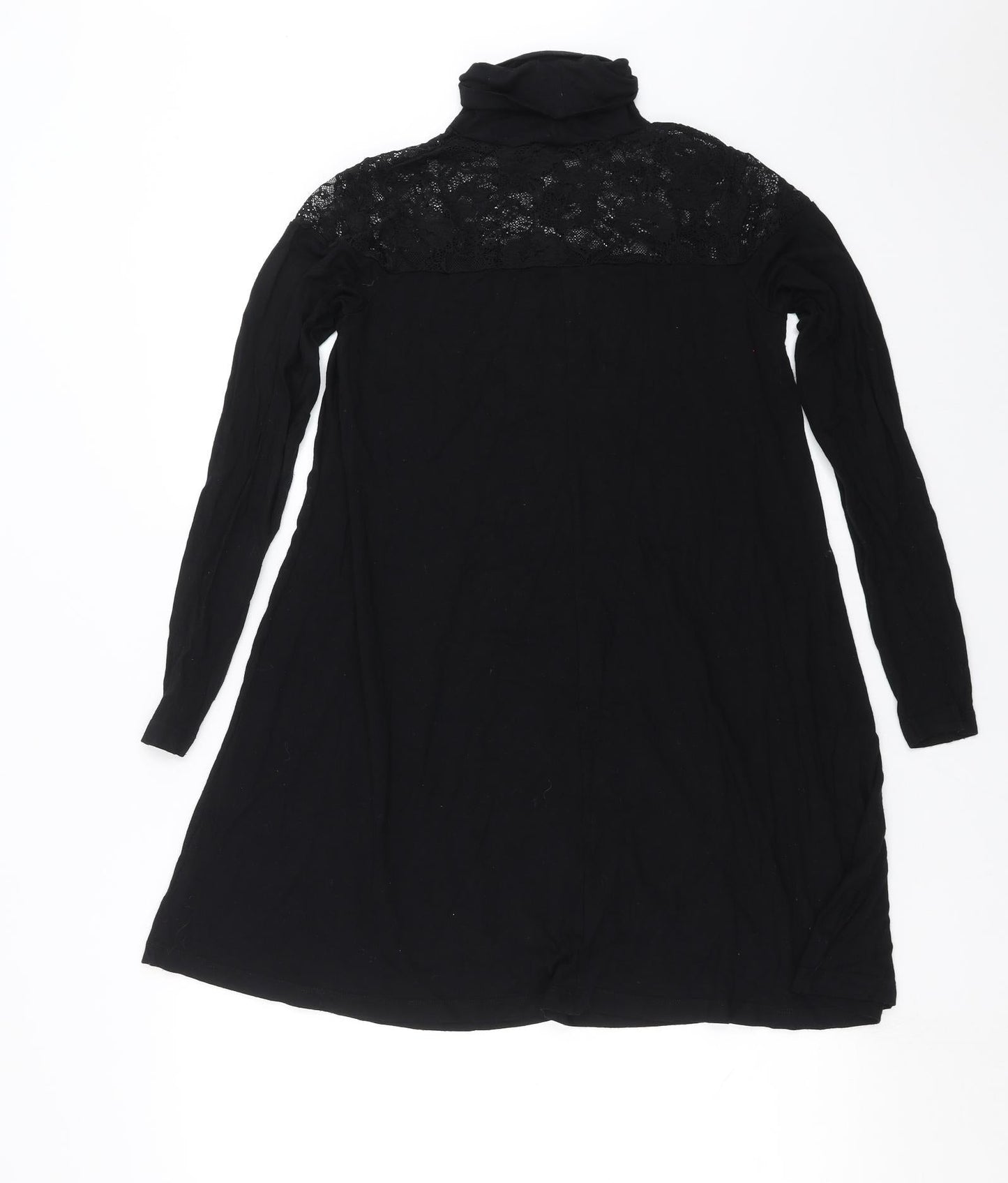ASOS Womens Black   A-Line  Size 8  - Lace Detail