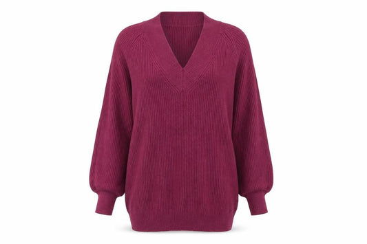 NEXT Womens Purple  Knit Pullover Sweatshirt Size M