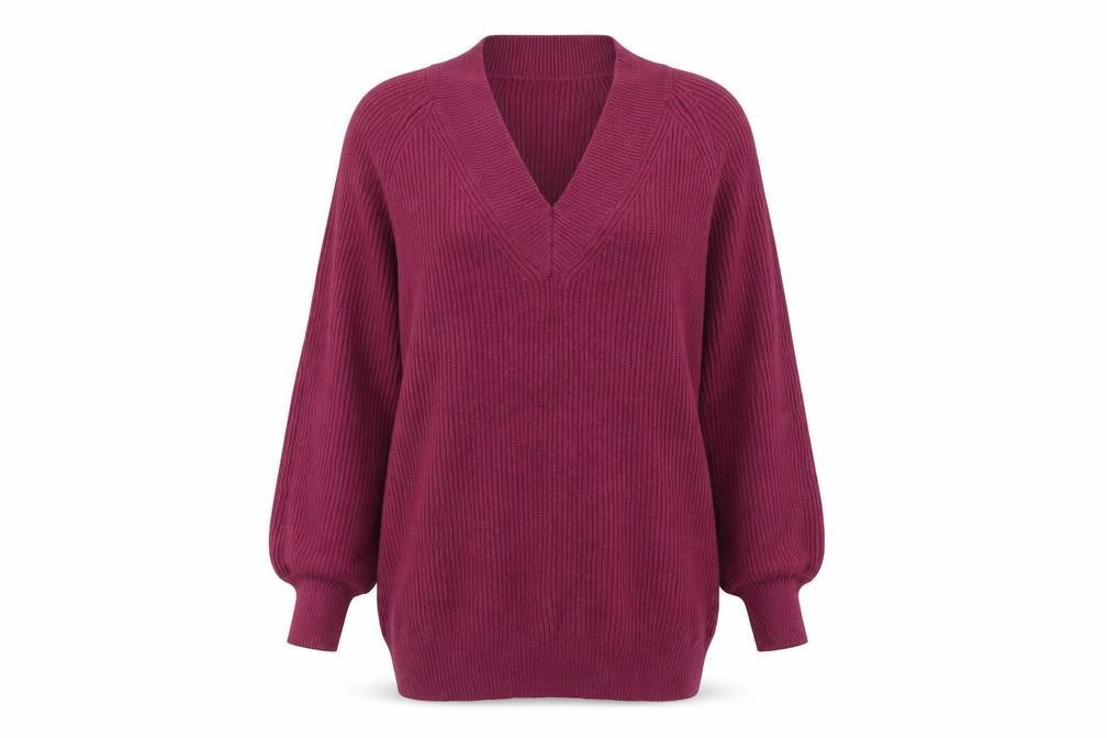 NEXT Womens Purple  Knit Pullover Sweatshirt Size M