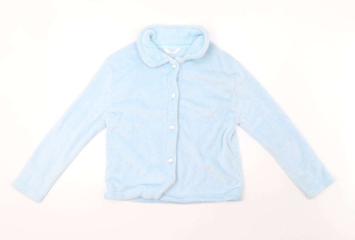 marlon Womens Blue  Fleece Jacket  Size 14