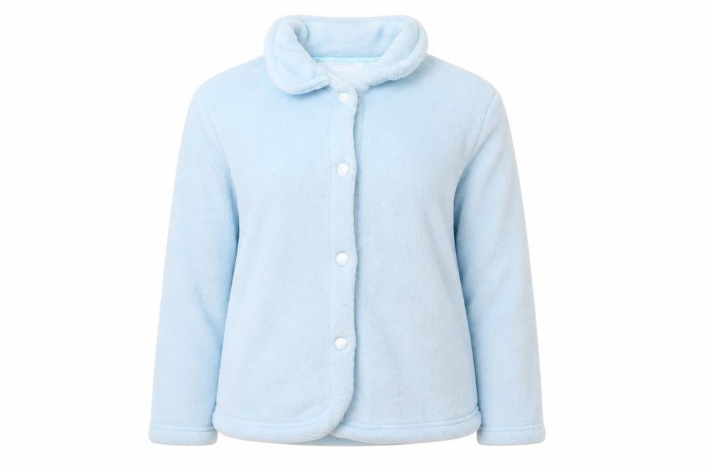 marlon Womens Blue  Fleece Jacket  Size 14