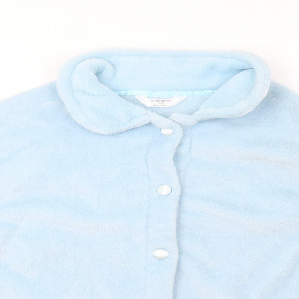 marlon Womens Blue  Fleece Jacket  Size 14