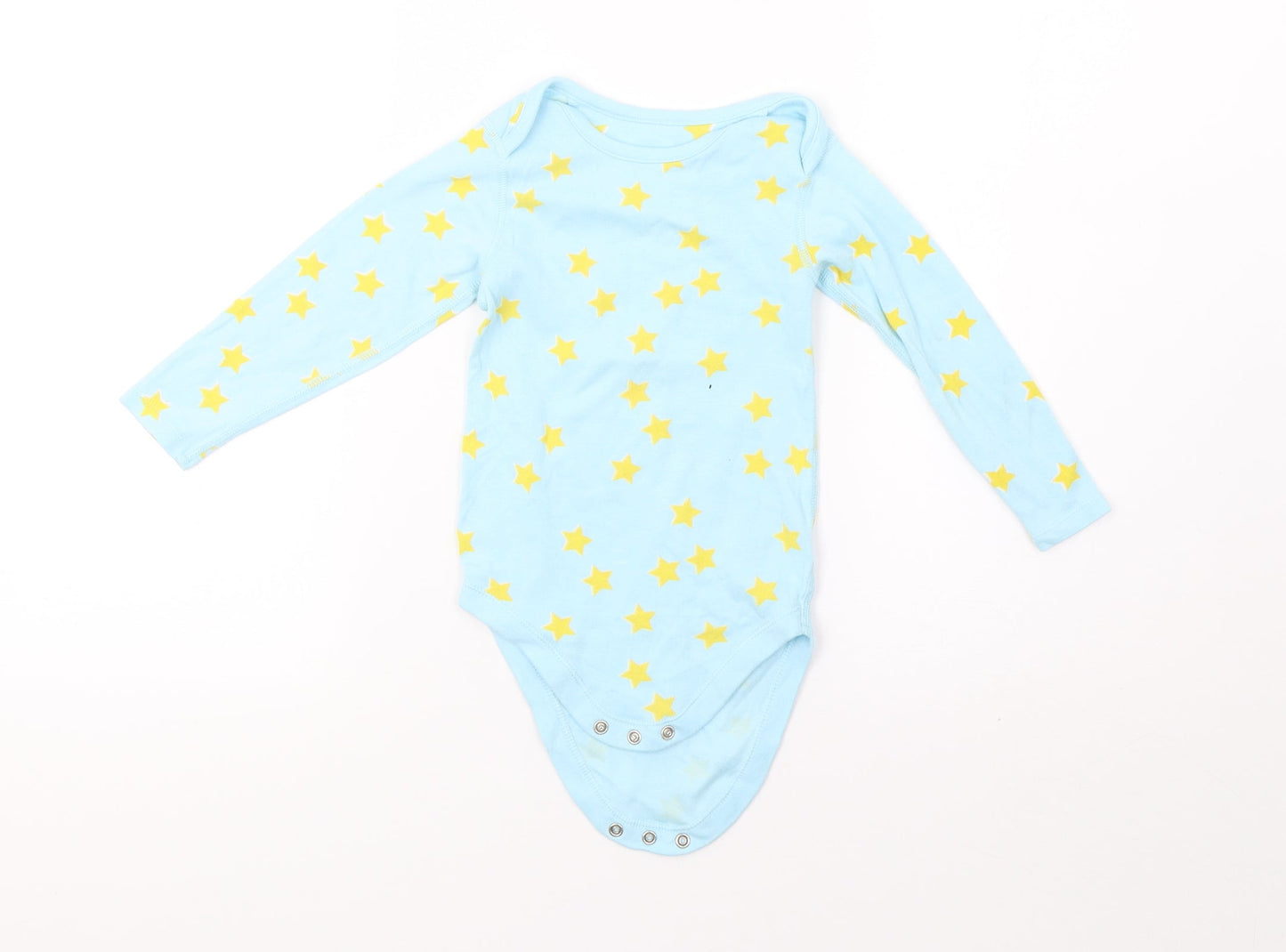 Marks and Spencer Boys Blue Polka Dot  Pullover Sweatshirt Size 2-3 Years
