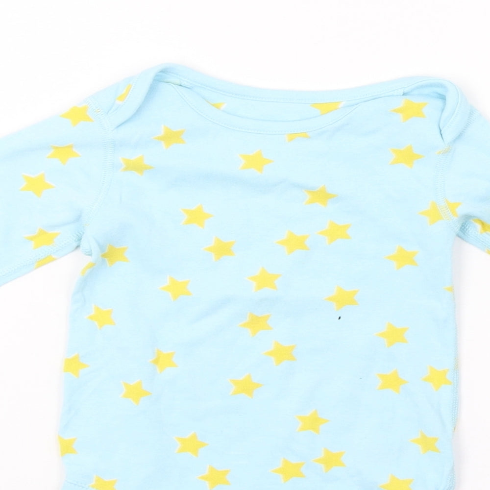 Marks and Spencer Boys Blue Polka Dot  Pullover Sweatshirt Size 2-3 Years