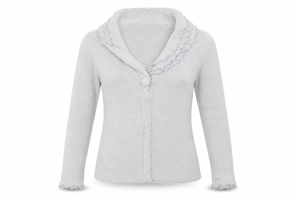 Marks & Spencer Womens Grey  Knit Cardigan Jumper Size M