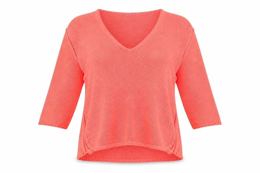 lara knit Womens Pink  Knit Pullover Sweatshirt Size M  - 44inch