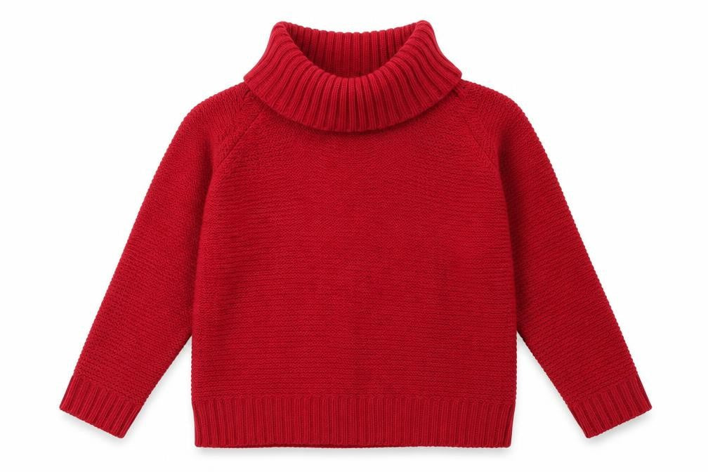 BM Womens Red  Knit Pullover Sweatshirt Size XL  - 44inch