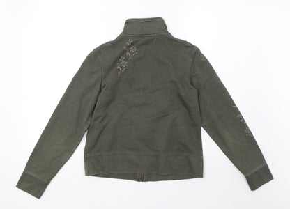 Next Womens Green  Velvet Jacket  Size 12