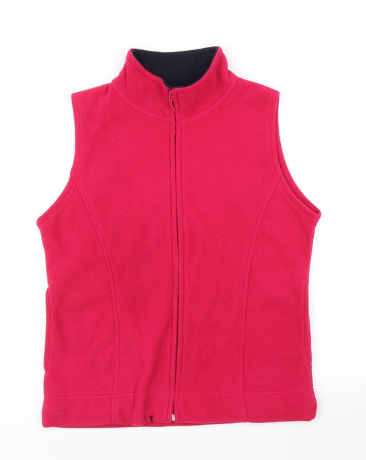 EWM Womens Pink  Fleece Full Zip Jumper Size S