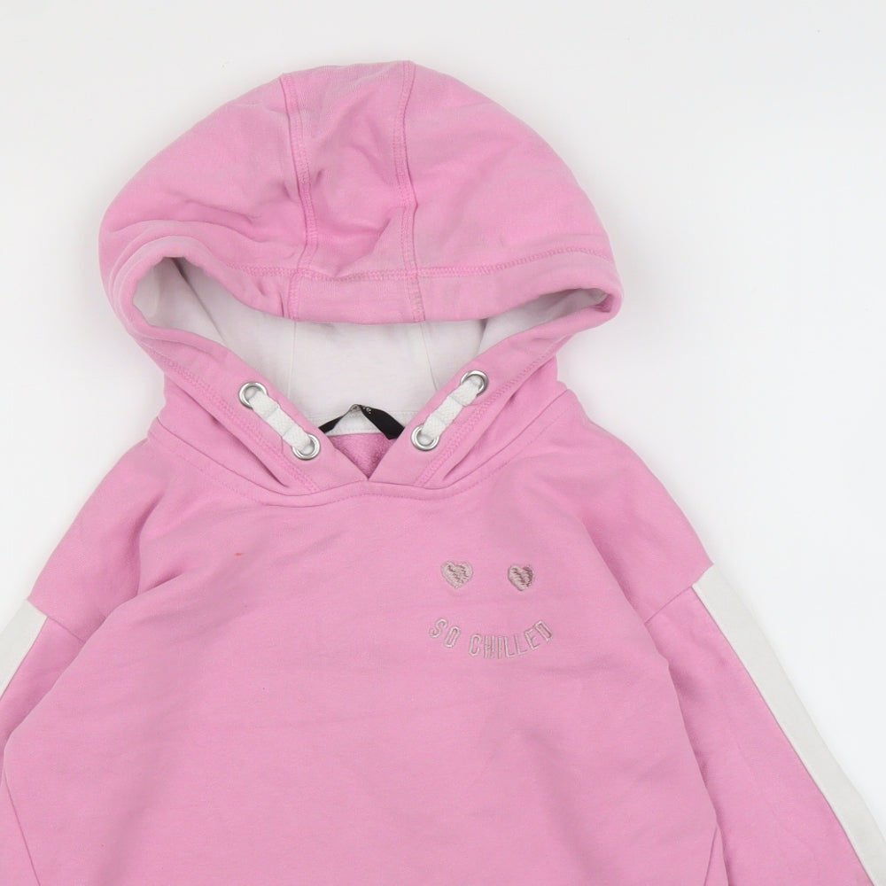 George Girls Pink   Pullover Hoodie Size 7 Years