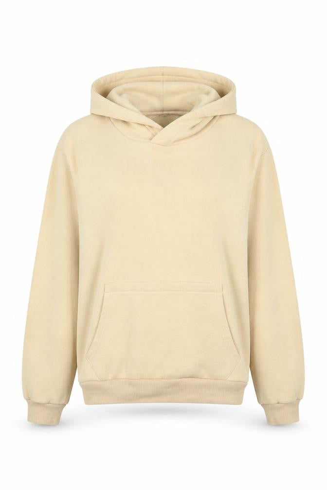 Nasty Gal Womens Beige   Pullover Hoodie Size 6