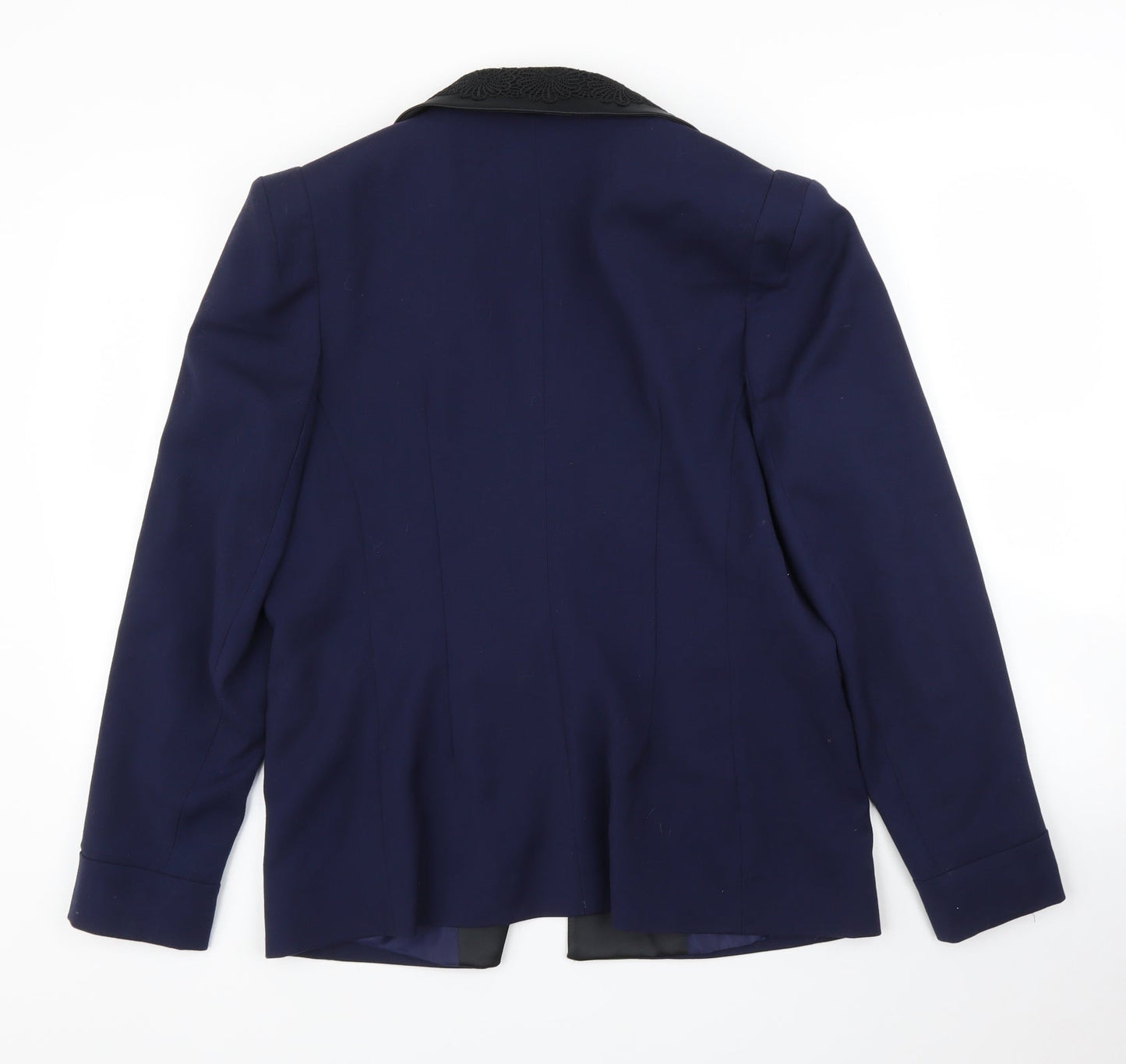 Very Womens Blue Floral  Jacket Blazer Size 14