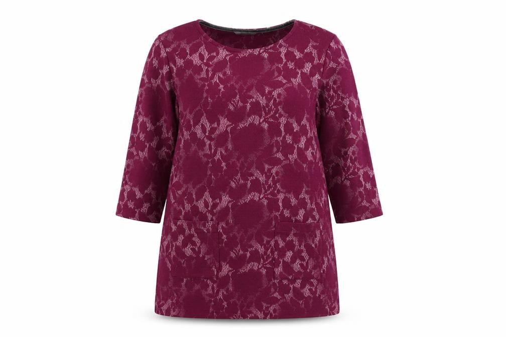 George  Womens Purple Floral  Pullover Jumper Size 14