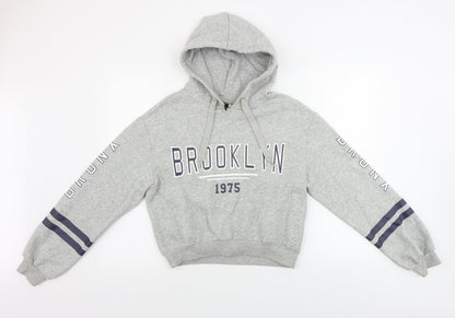 H&M  Womens Grey   Pullover Hoodie Size S