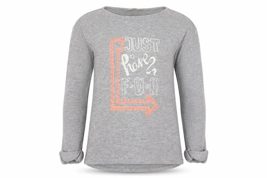 H&M  Girls Grey   Pullover Jumper Size 10-11 Years
