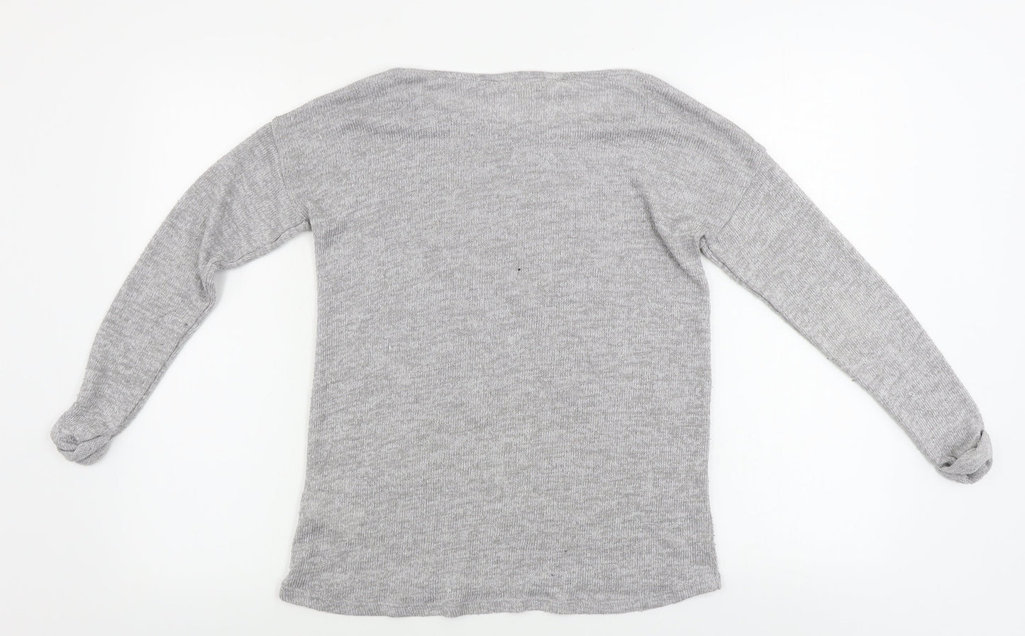H&M  Girls Grey   Pullover Jumper Size 10-11 Years