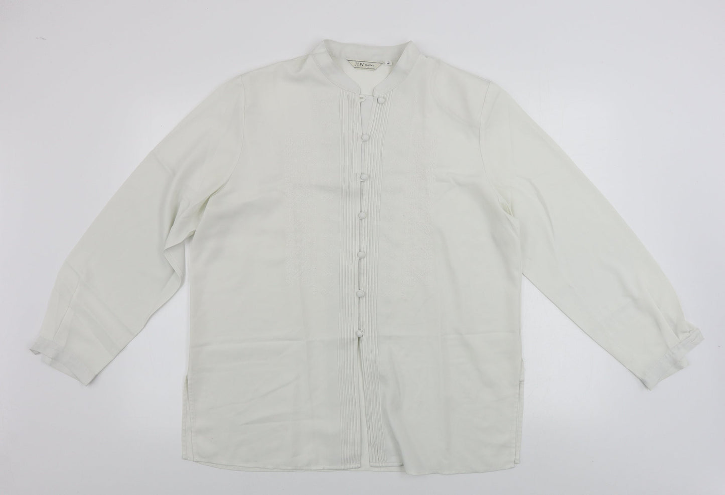 JFW Womens Beige   Basic Blouse Size 16
