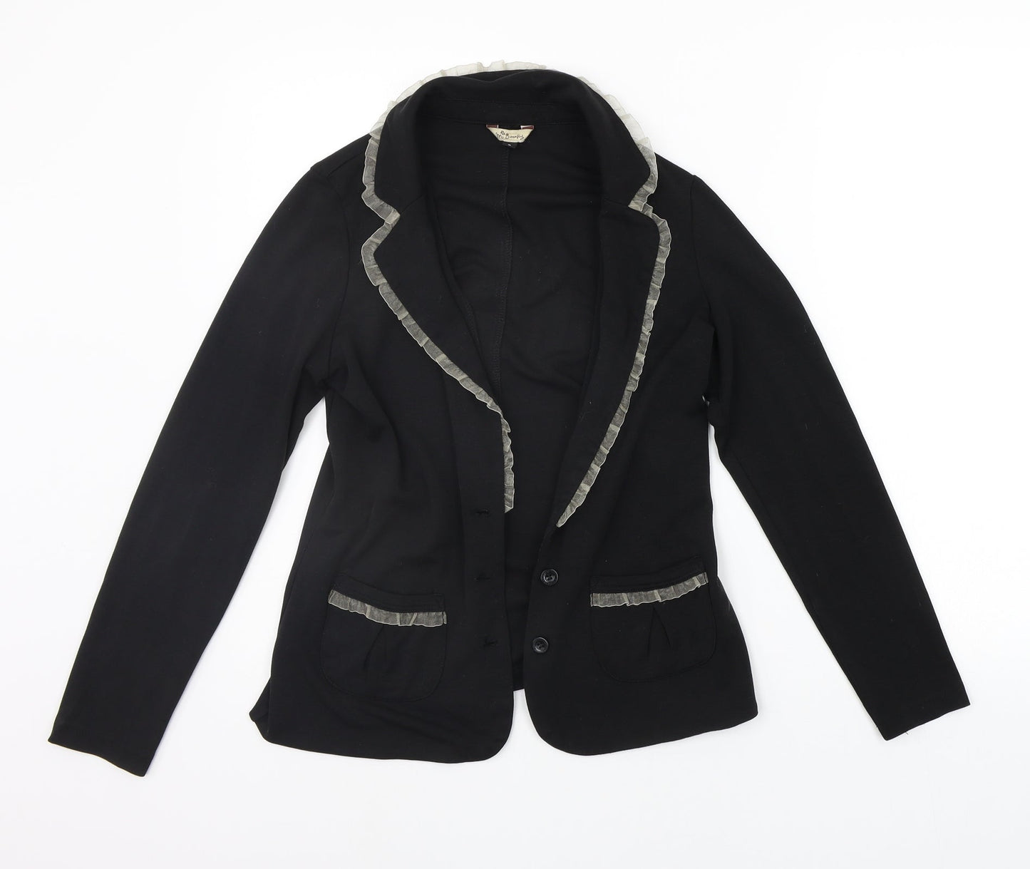 M Butterfly Womens Black   Cardigan Jumper Size S