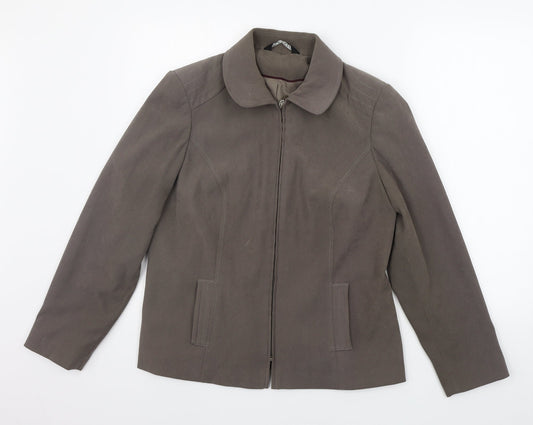 Classic Womens Grey   Jacket Blazer Size 14
