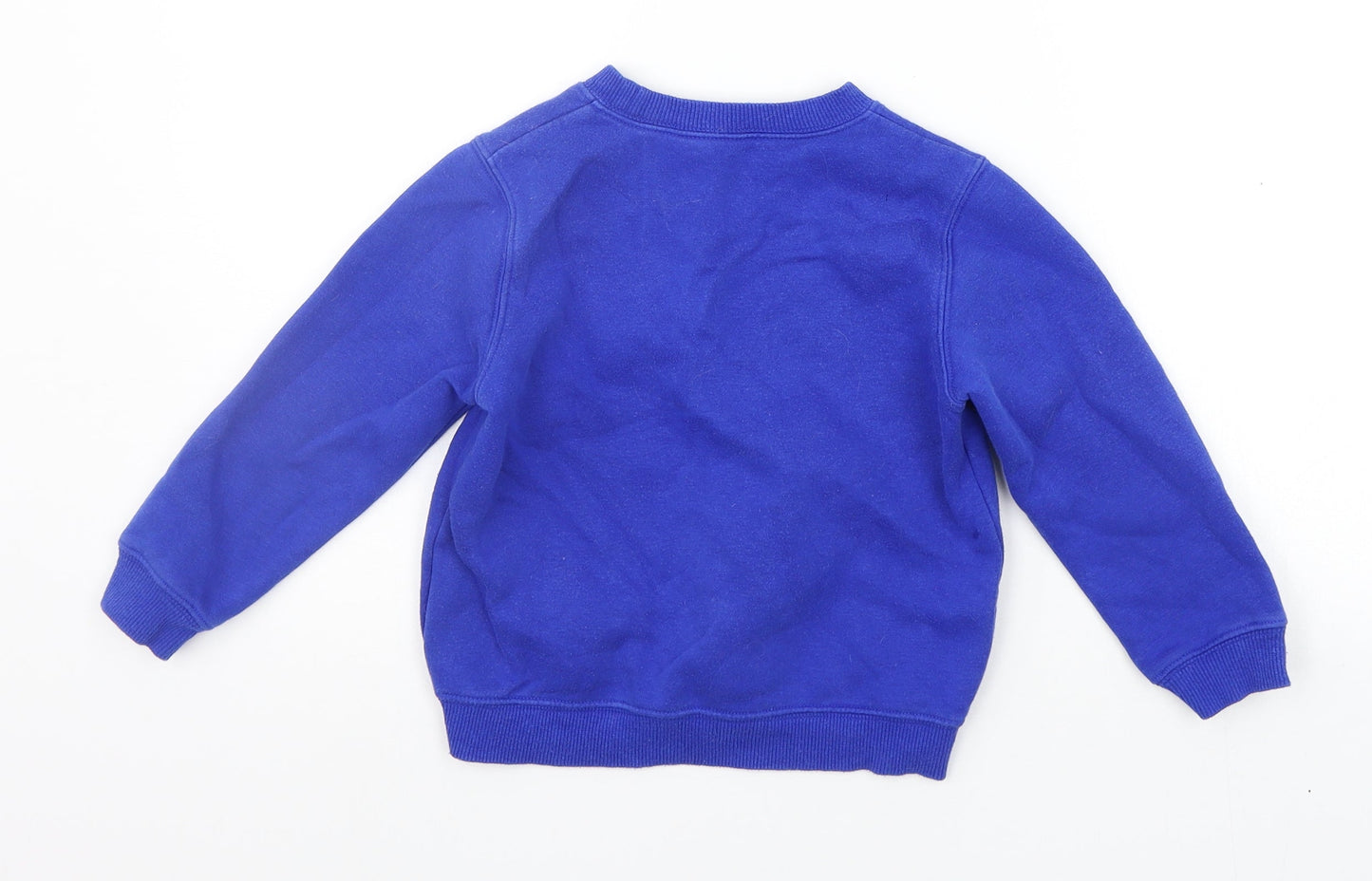 School Life Boys Blue   Pullover Hoodie Size 4 Years