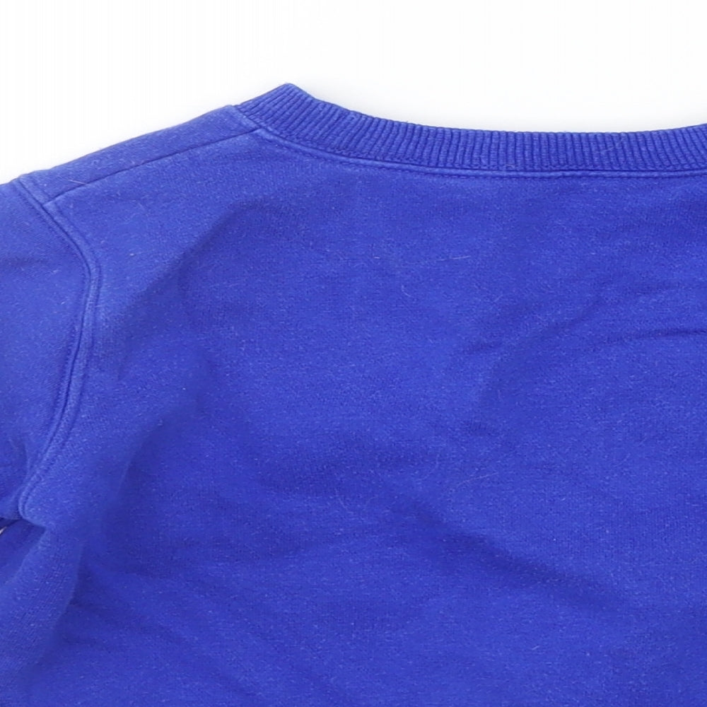 School Life Boys Blue   Pullover Hoodie Size 4 Years