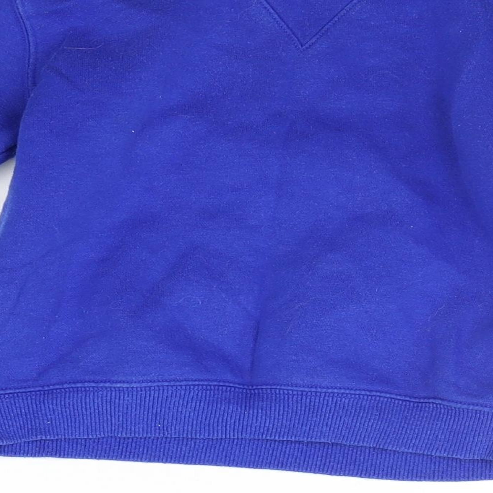 School Life Boys Blue   Pullover Hoodie Size 4 Years