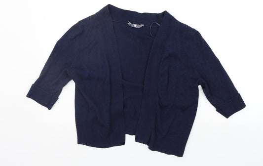 BHS Womens Blue   Cardigan Jumper Size 10