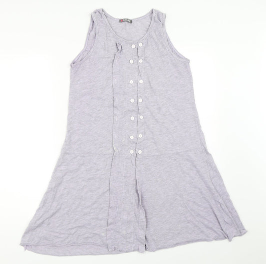 Double Agent Womens Purple   Tank Dress  Size S