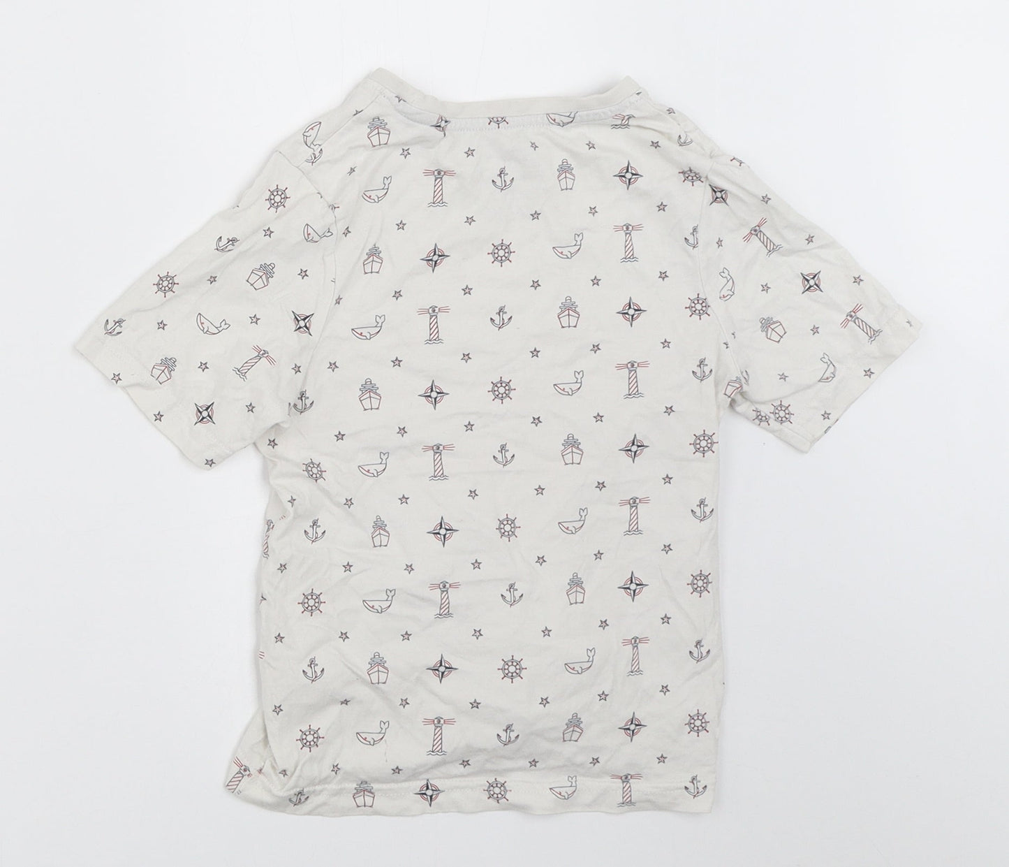 TU Boys White   Basic T-Shirt Size 5 Years