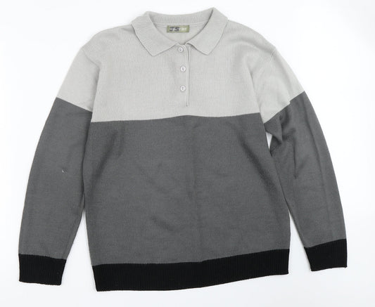 Andre De Brett Womens Grey   Pullover Jumper Size 12