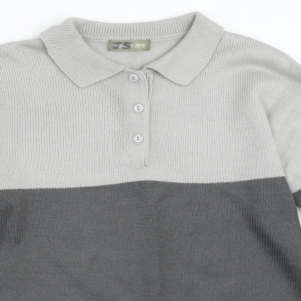 Andre De Brett Womens Grey   Pullover Jumper Size 12