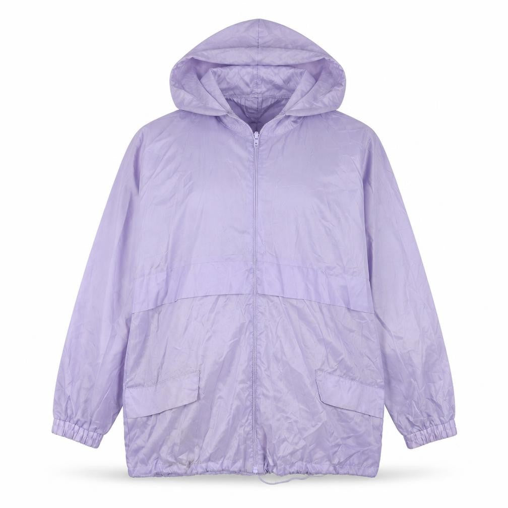 Embargo Womens Purple   Rain Coat Coat Size M