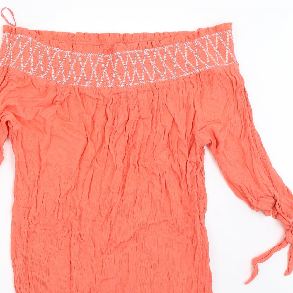 New Look Womens Pink   Basic Blouse Size S