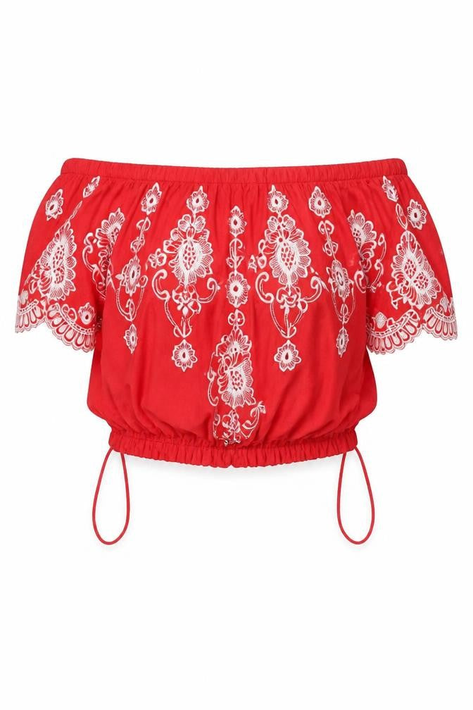 New Look Womens Red   Basic Blouse Size 8