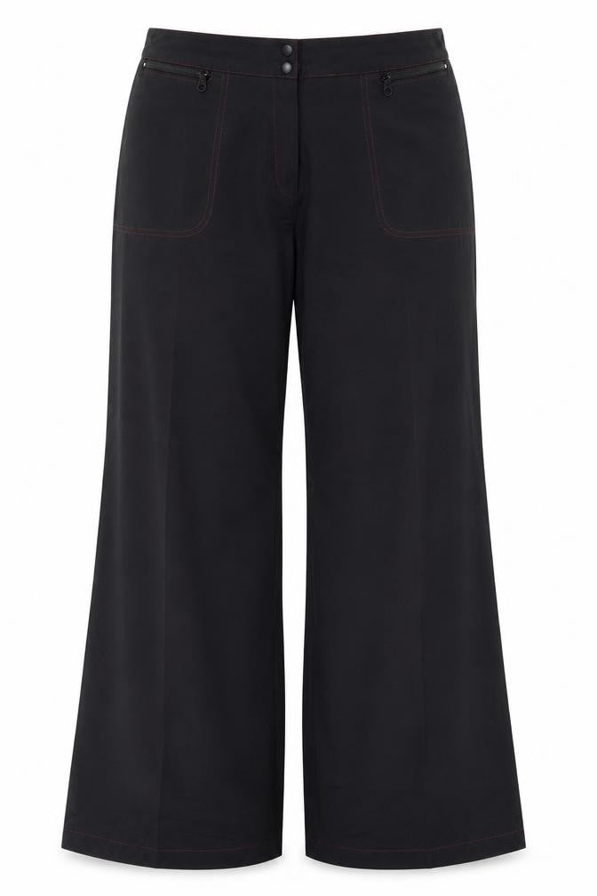 Mo Womens Black   Trousers  Size 12 L31 in