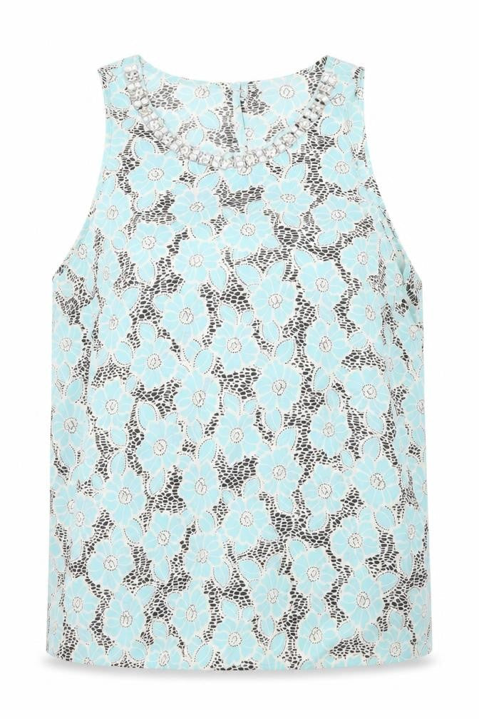 g21 Womens Multicoloured Geometric  Basic Blouse Size 16
