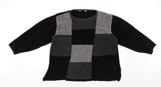 Preworn Womens Black   Pullover Jumper Size S