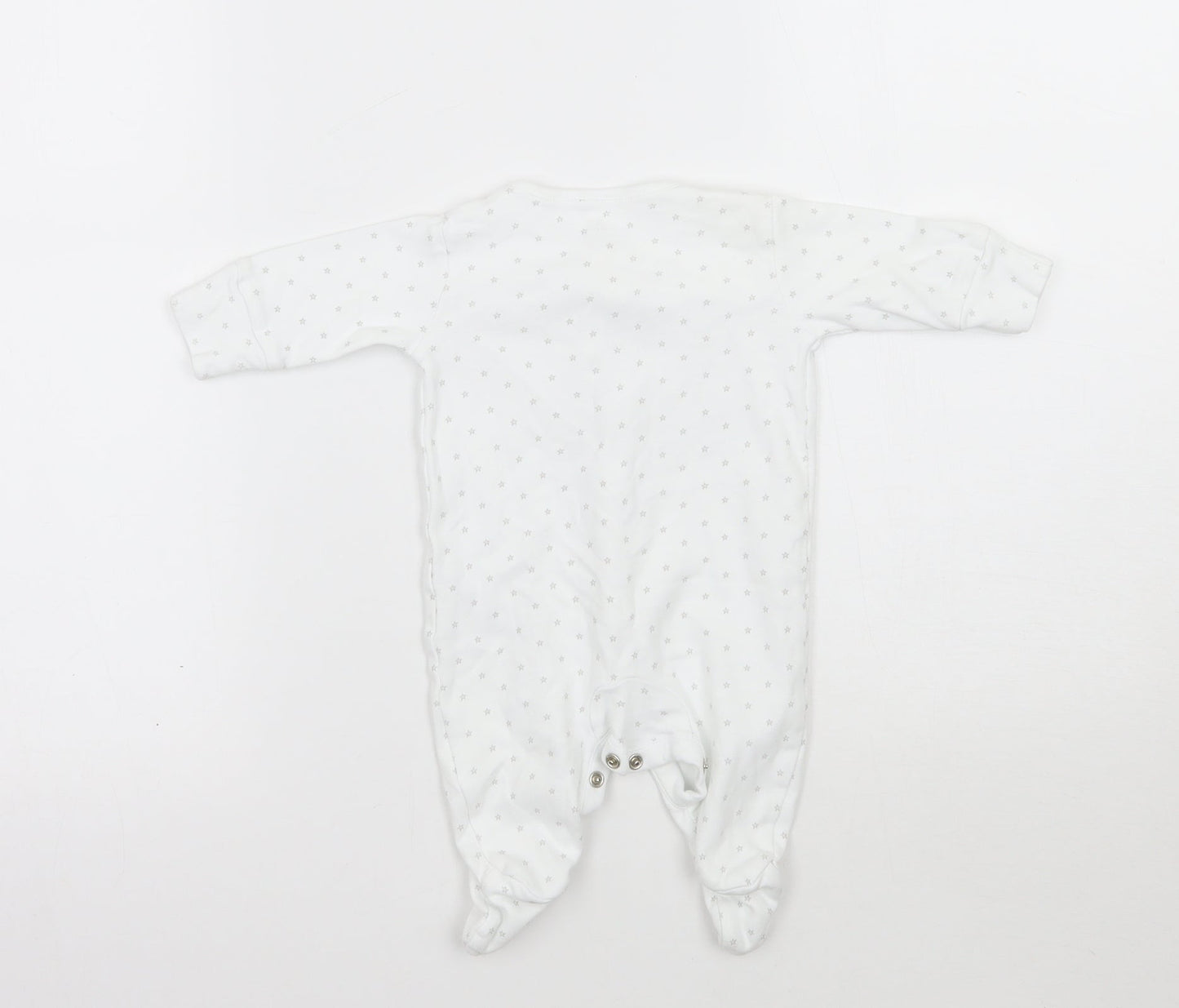 NEXT Baby White Geometric  Babygrow One-Piece Size Newborn