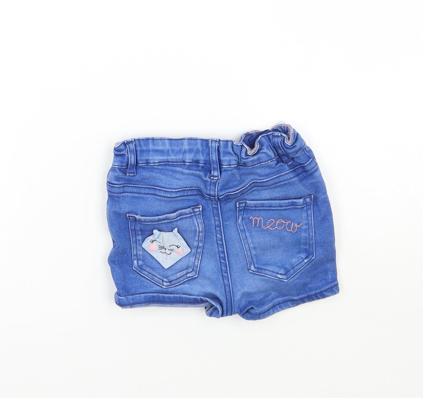 H&M Girls Blue   Cropped Jeans Size 12 Months