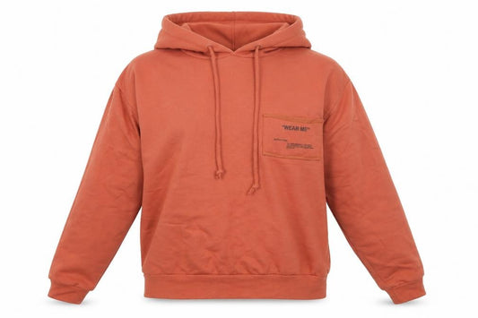 Boohoo Womens Orange   Pullover Hoodie Size 6